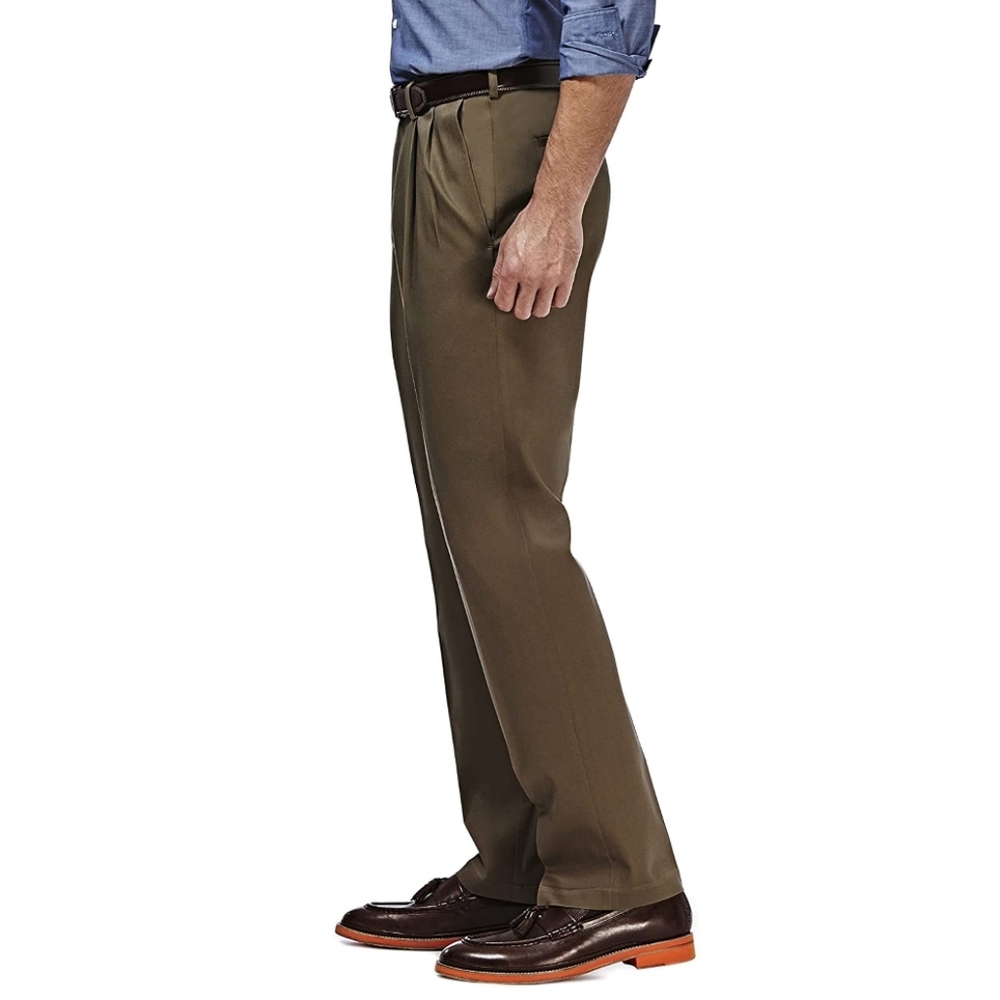 Roundtree & Yorke Wrinkle Resistant Classic Fit Pants with Inno-flex Waistband